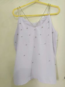 Lavender beaded Cami Top