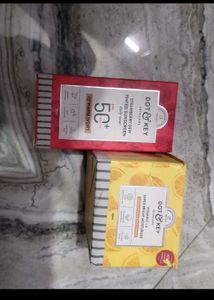 Combo Of Dot Nd Key Moisturizer Sunscreen Spf 50+