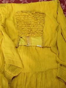 Elegant Yellow Ethnic Dress