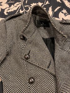 women branded coat