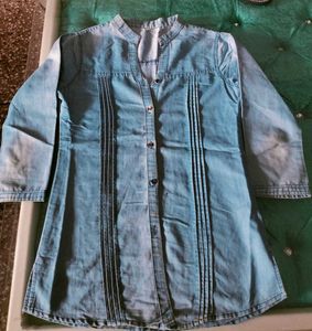 Unisex Denim Look Shirt