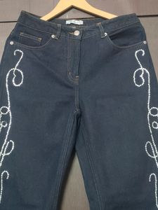 Spiegel Jeans Embellished Dark Wa