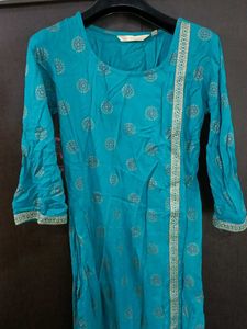 ( NEW )Aqua Blue Kurti