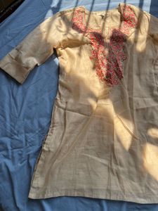 Embroidered Kurta and Pyjama Set
