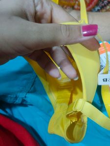 Yellow Backless Brand New Bra
