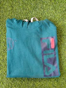 FILA Stylish Green Hoodie
