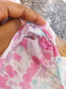 Tie-Dye Ruffle Shrug