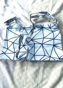 Geometric Print Crossbody Bag