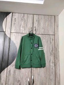 Green unisex sweatshirt 1