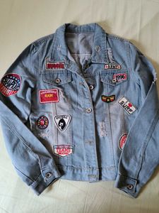 ripped denim jacket