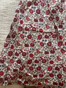 Floral Print Skirt- stitched