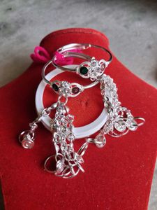 Baby Silver Bangles O To 1 Year