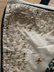 Beautiful Saree With Handwork Gotta Patti