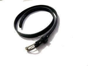 LADIES LEATHER BELT (BLACK)