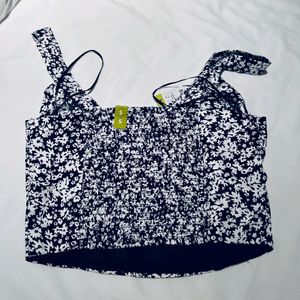 Brand New Zudio Floral Crop Top