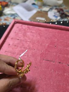 Petals Gold Adjustable Ring