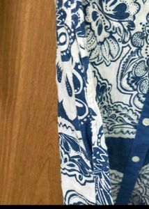 Sangria kids blue 💙 Floral Print Kurta