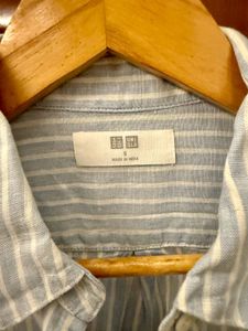 UNIQLO Striped Linen Shirt 👔