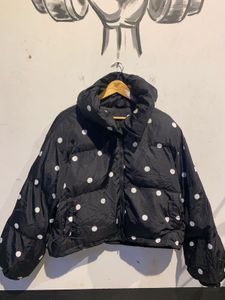 Polka Dot Puffer Jacket