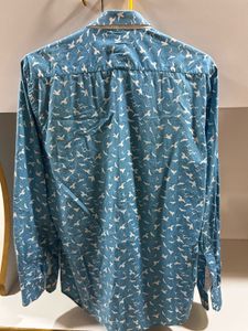 Zara White + Azo Blue Shirt (Combo of 2)