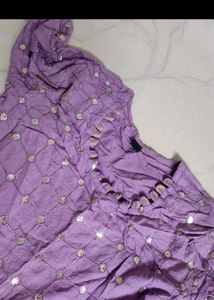 Purple Dress Material