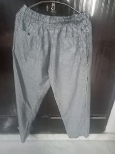 Smart Black And White Check Design Lower Cum Pant