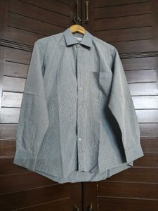 Exodus Men Checks Green Casual Shirt