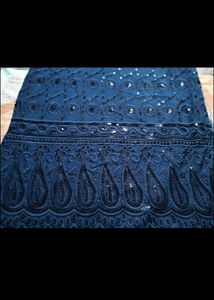 Elegant Blue Embroidered Kurta