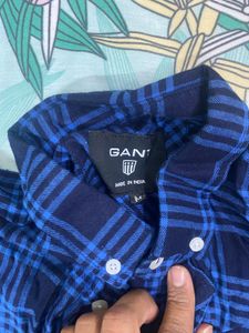GANT Blue Checkered Shirt