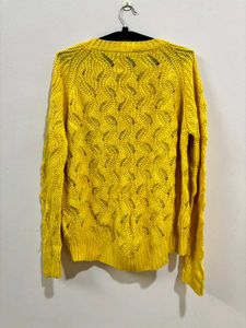 Yellow Knit Sweater