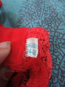 Red Lace Lingerie Set