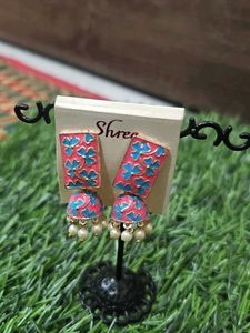 Shree Peacock Jhumka Earrings