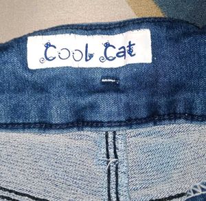 Girls Denim Shorts with Bow Detail