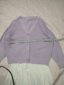 Combo Of Cardigan And Skirt