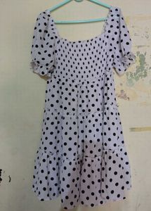 Polka Dot Tiered Dress