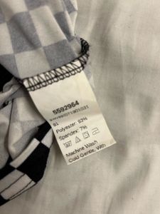 SHEIN- Checkerboard pattern top