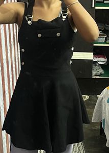 Black Dungaree Skirt Or Dress