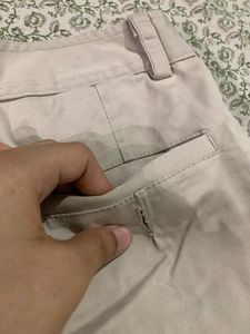 Beige Denim Shorts (Unisex)