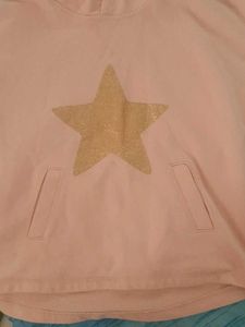 Cute Star crop Hoodie for  girls
