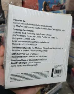 The Mistborn Trilogy by Brandon Sanderson