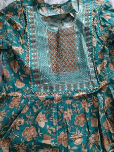 Floral Print Kurta Set