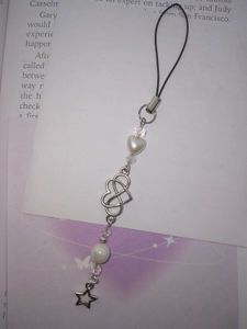 Star🌟 &amp; Pearl Phone Charm