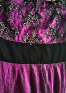 Elegant Purple Ethnic Gown