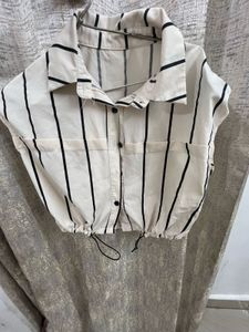 Striped Crop Top