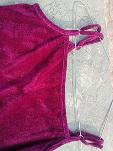 Velvet Mini party wear Dress