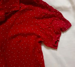 Polkadot Half Shirt
