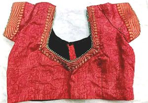 Meroon Silk Wedding blouse