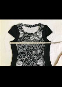 Elegant Black &amp; White Dress