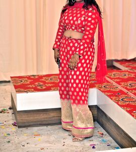 Three Piece Set Indo Western For Women ( Includes