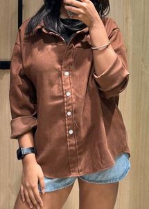 Brown Oversized Shirt